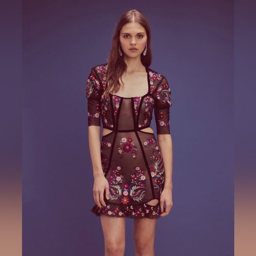 For Love and Lemons Ester Mini Dress